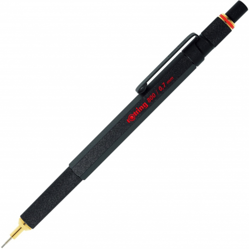 ROTRING Feinminenstift 800 Schwarz 0.7 Geschenkbox