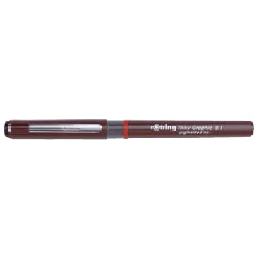 ROTRING Feinfaserschreiber Tikky Graphic 0.2mm Schwarz 1 Stk