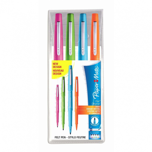 PAPER MATE Faserschreiber Flair B 4 Stk T/M/O/HG