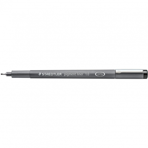 STAEDTLER pigment liner 1.0mm schwarz 10 Stück