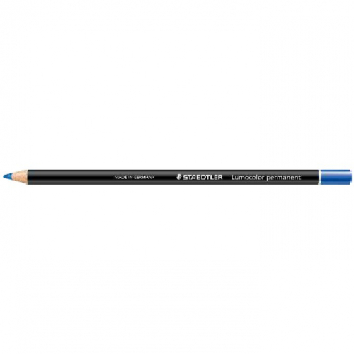 STAEDTLER Trockenmarker permanent blau 12 Stück