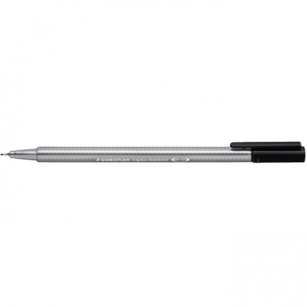 STAEDTLER Fineliner triplus schwarz 4er-Set retail