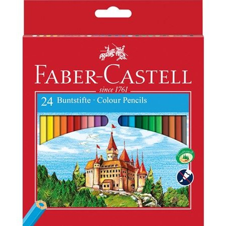 FABER-CASTELL Buntstift Castle 24er Kartonetui