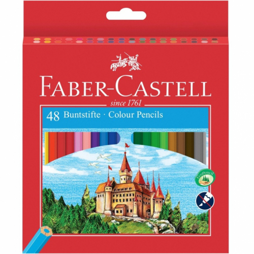 FABER-CASTELL Buntstift Castle 48er Kartonetui