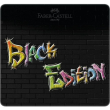 FABER-CASTELL Buntstifte Black Edition 24er Metalletui