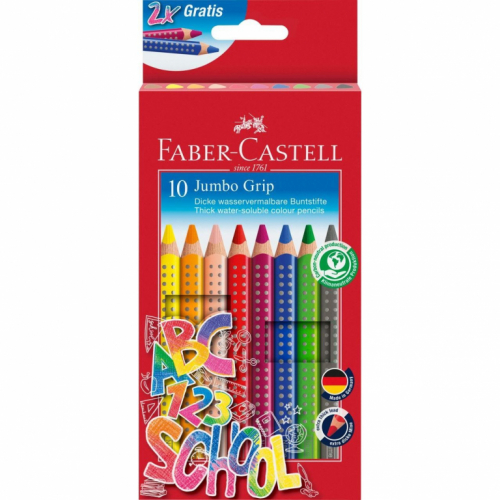 FABER-CASTELL Buntstift Jumbo Grip Promotionetui 10er