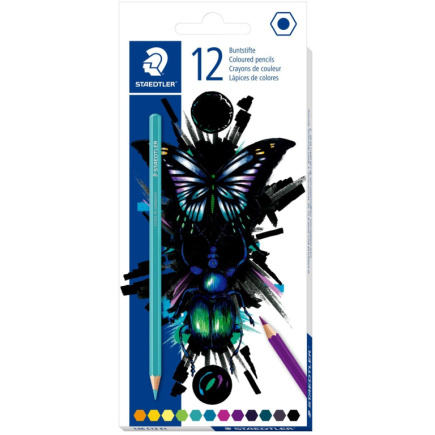 STAEDTLER Buntstifte cool & cute Edition 12 Stk. Spitzer retail