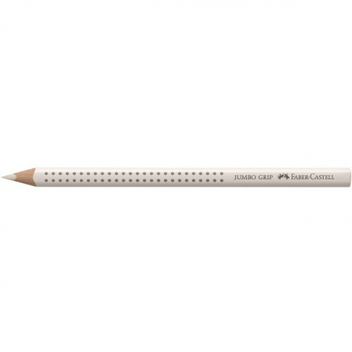 FABER-CASTELL Buntstift Jumbo Grip Weiß 12er