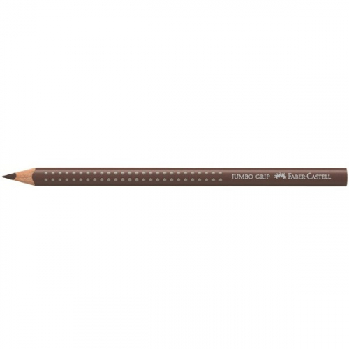 FABER-CASTELL Buntstift Jumbo Grip Schokobraun 12er
