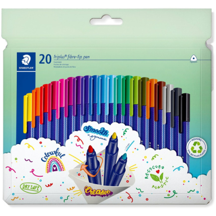 STAEDTLER Fasermaler triplus color rPP 20St 21257848