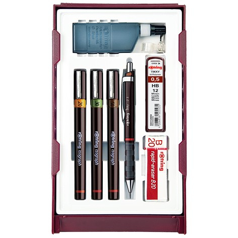 ROTRING isograph College Set - 3er Satz 0.2 / 0.3 / 0.5