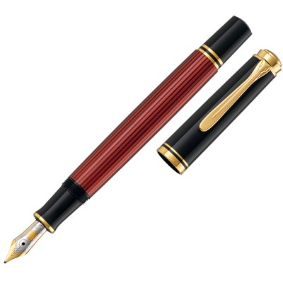 Pelikan Füllhalter M600 Schwarz-Rot B Geschenkbox