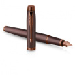 PARKER Füller IM Monochrome Burgundy PVD M Blau Geschenkbox