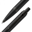 PARKER Kugelschreiber IM Achromatic Rings Black PVD M Blau Geschenkbox
