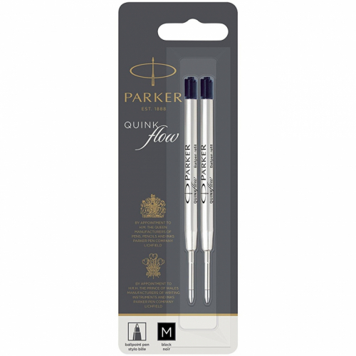 PARKER Kugelschreibermine QUINKflow 2er M Schw Blister