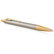 PARKER Kugelschreiber IM Premium Warm Silver M Blau Geschenkbox