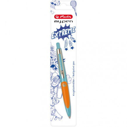 Herlitz Kugelschreiber my.pen türkis/orange