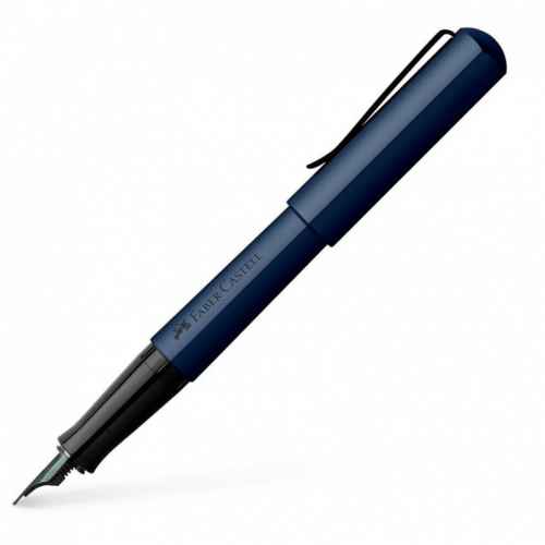 FABER-CASTELL Füller Hexo blau M
