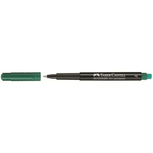 FABER-CASTELL Marker Multimark permanent F grün 10Stk.