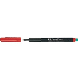 FABER-CASTELL Marker Multimark permanent S rot