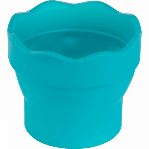 FABER-CASTELL Wasserbecher Clic&Go türkis
