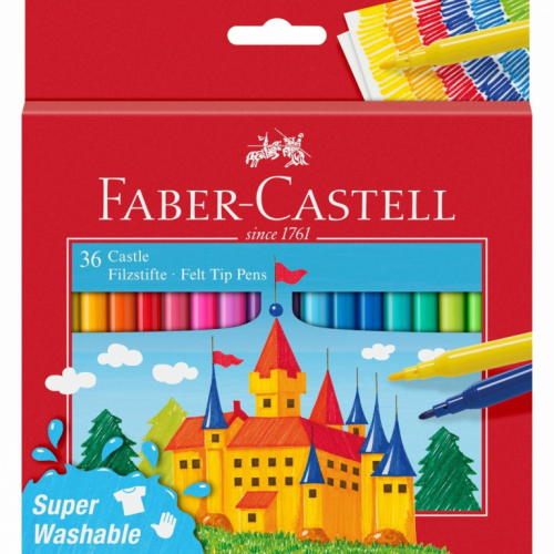 FABER-CASTELL Filzstift Castle 36er Kartonetui