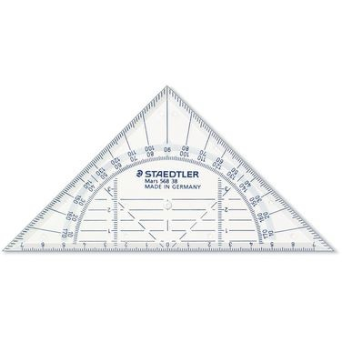 STAEDTLER Geodreieck 16cm unzerbrechlich