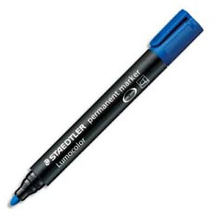 STAEDTLER Marker Lumocolor perm blau 10 Stück