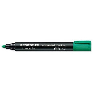 STAEDTLER Marker Lumocolor perm grün 10 Stück