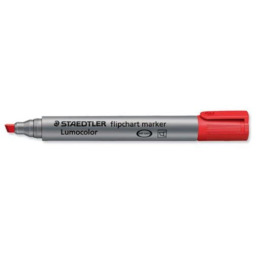 STAEDTLER Flipchartmarker Lumocolor rot 10 Stück