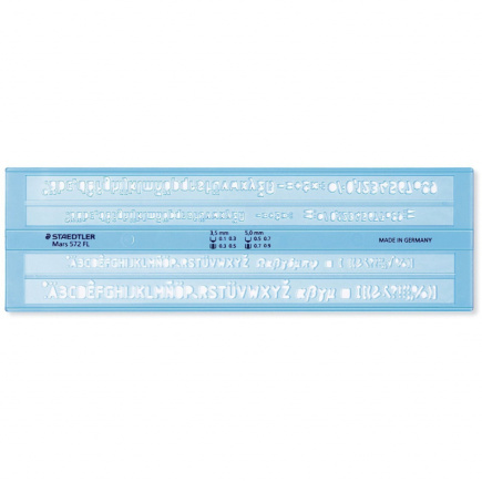 STAEDTLER Schriftschablone 3.5mm + 5mm