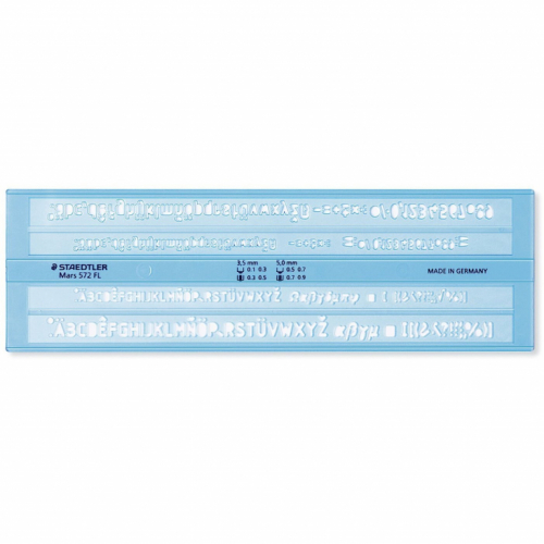 STAEDTLER Schriftschablone 3.5mm + 5mm