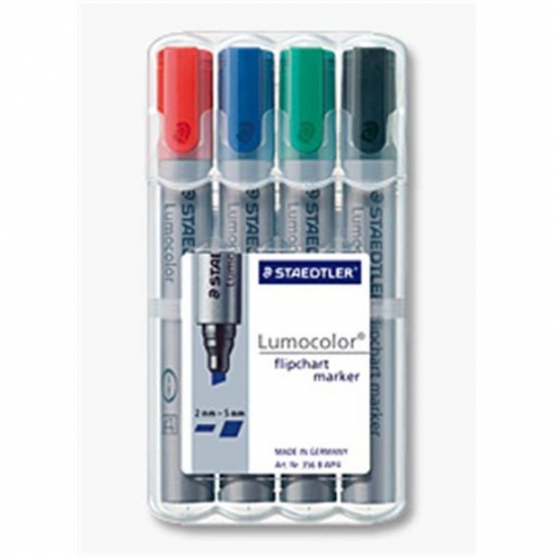 STAEDTLER Flipchartmarker Lumocolor 4St Box 21265377