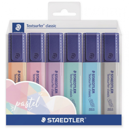 STAEDTLER Textmarker Textsurfer pas. 6St Etui