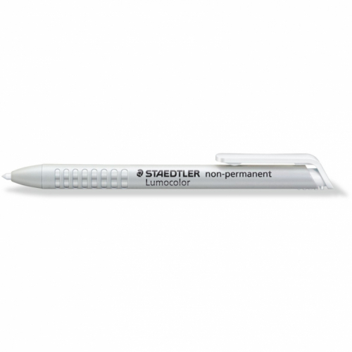 STAEDTLER Trockenmarker Lumocolor non-perm weiß