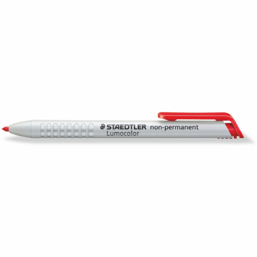 STAEDTLER Trockenmarker Lumocolor non-perm rot
