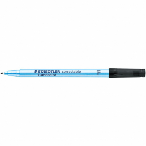 STAEDTLER Folienstift Lumocolor correct F schwarz 10 Stück