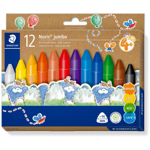 STAEDTLER Wachsmalkreide Noris jumbo 12er-Set retail