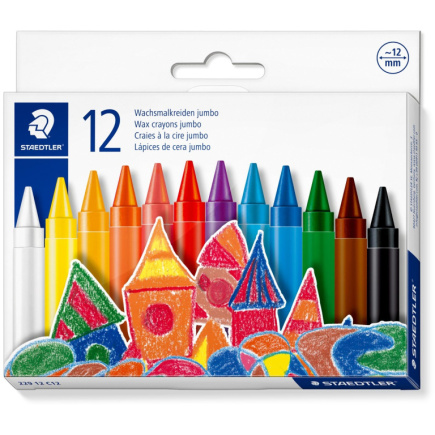 STAEDTLER Wachsmalkreide Noris jumbo 12er-Set 12mm retail