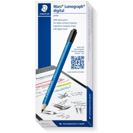 STAEDTLER Mars Lumograph digital Jumbo 100% PEFC + 5 Spitzen