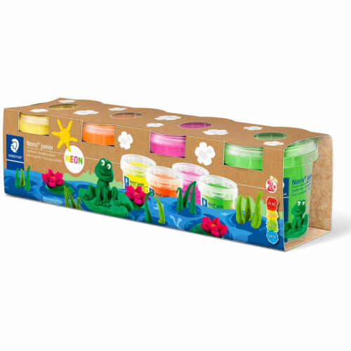 STAEDTLER Spielknete Noris junior Neonfarben