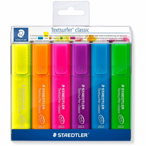 STAEDTLER Textmarker Textsurfer clas 6St Etui 21265604