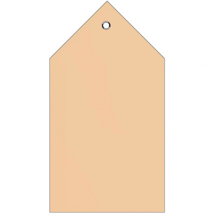 HERMA Anhängez. 80x150 mm m. Kunststofföse Faltecken 250 St.