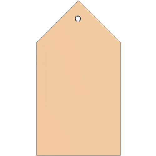 HERMA Anhängez. 80x150 mm m. Kunststofföse Faltecken 250 St.