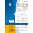 HERMA Anhäng. reißfest A4 52.5x93.5 mm weiß perf. 1200 St.