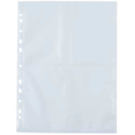 HERMA Fotosichthüllen 100 x 150 mm hoch weiß 250 Hüllen