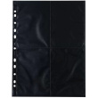 HERMA Fotosichthüllen 100 x 150 mm hoch schwarz 10 Hüllen