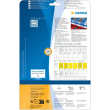 HERMA Signal-Schilder A4 85 mm gelb Folie 150 St.