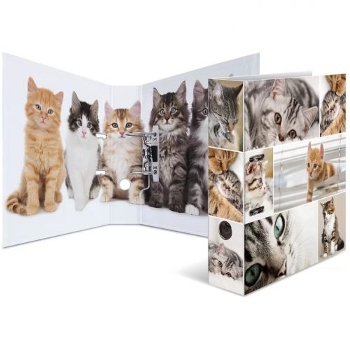 HERMA Ordner A4 Katzen