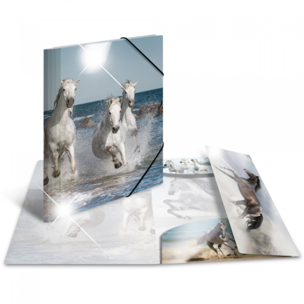 HERMA Sammelmappe A4 Glossy Pferd Polypropylen